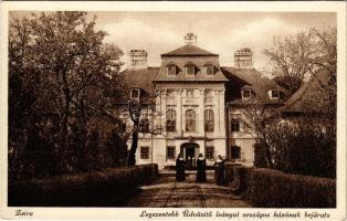 Zsira, Legszentebb Üdvözítő Leányai Országos Házának bejárata (Rimanóczy kastély, Gyülevizy-Pejachev...
