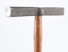 Antik suszter kalapács, h: 26 cm