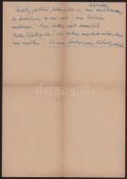 1945 Laurisin Miklós (1899-1949) zongoraművész, zeneszerző népbírósági peréhez kapcsolódó dokumentum...