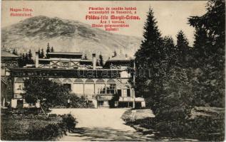 Alsótátrafüred, Tátrafüred, Unter-Schmecks, Dolny Smokovec (Magas-Tátra, Vysoké Tatry); szálloda, Fö...