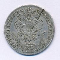 1788B 20kr Ag "II. József" T:VF nagy repedés
Hungary 1788B 20 Kreuzers Ag "Joseph II...