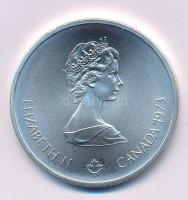 Kanada 1973. 10$ Ag "XXI. Nyári Olimpiai Játékok Montreal 1976 / II. Erzsébet" kapszulában...