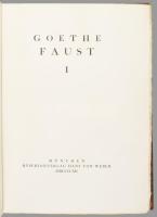 Goethe, [Johann Wolfgang von]: Faust. I-II. köt. München, 1912, Hyperionverlag Hans von Weber, 198+[...