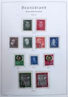 NSZK gyűjtemény 1949-1985 Leuchtturm falcmentes előnyomott albumban, kék borítóval (Mi EUR 2.955.-)