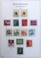 NSZK gyűjtemény 1949-1985 Leuchtturm falcmentes előnyomott albumban, kék borítóval (Mi EUR 2.955.-)