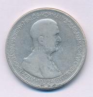 1930. 5P Ag "Horthy jobbra" T:VF,F patina
Adamo P8