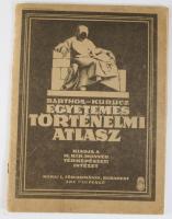 cca 1933 Barthos - Kurucz: Egyetemes történelmi atlasz. Bp., é.n., M. Kir. Honvéd Térképészeti Intéz...