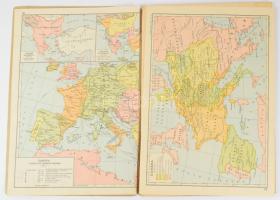 cca 1933 Barthos - Kurucz: Egyetemes történelmi atlasz. Bp., é.n., M. Kir. Honvéd Térképészeti Intéz...