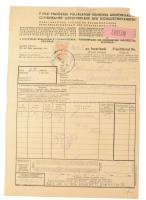 ca 1900-1930 18 db dunai hajózási és vasúti fuvarlevél