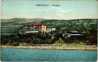 1908 Crikvenica, Cirkvenica; Therapia / szálloda. Quarn. Nr. 124. Aut. Ed. Feitzinger's Kunstve...