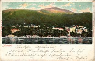 1903 Abbazia, Opatija; Panorama-Serie. Koch &amp; Bitriol / látkép / view (EK)