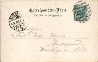 1903 Abbazia, Opatija; Panorama-Serie. Koch &amp; Bitriol / látkép / view (EK)