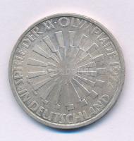 Német Szövetségi Köztársaság 1972F 10M Ag "Nyári Olimpia, München / Spirál (IN DEUTSCHLAND)&quo...