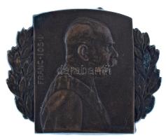1915. Osztrák-Magyar Monarchia "I. Ferenc József" Cu patrióta jelvény "R. Marschall 1...