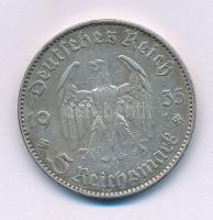 Német Harmadik Birodalom 1935J 5M Ag "Paul von Hindenburg" T:XF,VF patina
German Third Re...