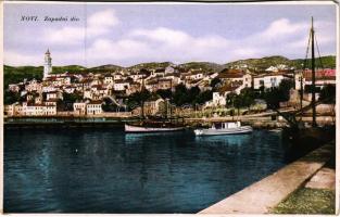 Novi Vinodolski, Novi, Novoga; Zapadni dio / nyugati nézet, kikötő / port (vágott / cut)