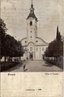 1901 Fiume, Rijeka; Susak / Sussak. Chiesa di Tersatto. Schöler / templom / church (vágott / cut)