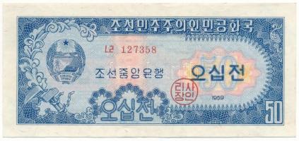 Észak-Korea 1959. 50ch T:F szép papír
North Korea 1959. 50 Chon C:F fine paper
Krause P#12