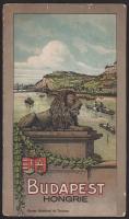 cca 1920-1930 Budapest, Hongrie, fekete-fehér képekkel illusztrált, francia nyelvű idegenforgalmi pr...