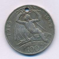 Csehszlovákia 1948. 100K Ag "Függetlenség" T:XF,VF ly.
Czechoslovakia 1948. 100 Korun Ag ...