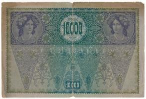 Ausztria 1918. 10.000K "1260 96153" vízszintes "DEUTSCHÖSTERREICH" felülbélyegzé...