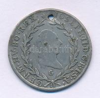 1786G 20kr Ag "II. József" T:F ph., lyuk
Huszár: 1882., Unger III.: 1329.c
