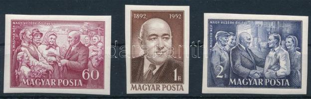 1952 Rákosi Mátyás vágott sor (8.000)