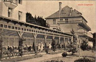 1916 Grimmenstein, Sanatorium Grimmenstein, Große Liegenhalle / sanatorium, spa (EK)