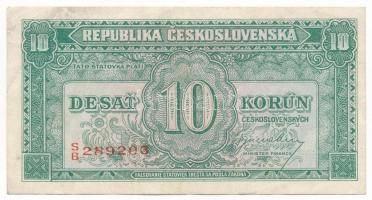 Csehszlovákia 1950. 10K T:F
Czechoslovakia 1950. 10 Korun C:F
Krause 69