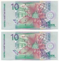 Suriname 2000. 10G (2x) sorszámkövetők "AP647283 - AP647284" T:AU hullámos papír Suriname ...