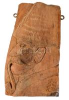 Polyák Ferenc (1945-2013): Pipázó férfi. Jelzett, 1982, 38x21 cm
