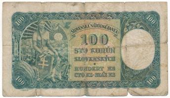 Szlovákia 1940. 100K "H8 928769" T:VG
Slovakia 1940. 100 Korun "H8 928769" C:VG...