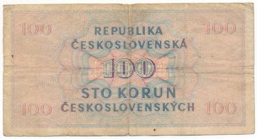 Csehszlovákia 1945. 100K T:VG
Czechoslovakia 1945. 100 Korun C:VG
Krause 67
