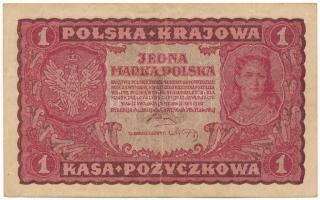 Lengyelország 1919. 1M "AR 106465" T:F
Poland 1919. 1 Marka "AR 106465" C:F
Kr...
