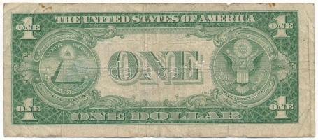 Amerikai Egyesült Államok 1935E 1$ "Silver Certificate", kisméretű kiadás, kék pecsét. Szi...