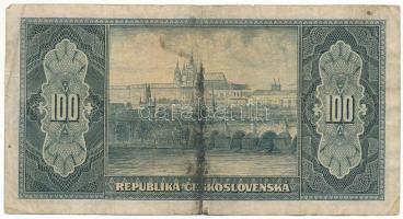 Csehszlovákia 1945. 100K "GP014,136" T:F,VG
Czechoslovakia 1945. 100 Korun "GP014,13...