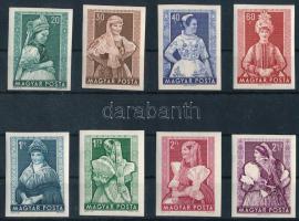 1953 Népviseletek (I.) vágott sor (30.000)