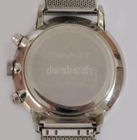 Gant karóra, kvarc, fém szíjjal, dísztokban, d: 42mm