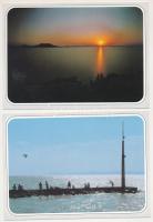 BALATON - 10 db MODERN képeslap saját tokban / 10 modern postcards in case