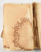ca 1750-1790 Protocollum Zala vármegyei hivatalos iratok jegyzőkönyve, több munka összefűzve, talán ...