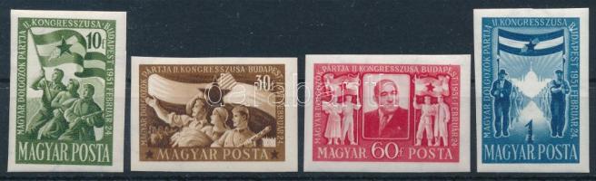 1951 MDP Kongresszus (I.) vágott sor (12.000)