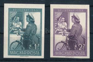 1953 Bélyegnap (26.) vágott sor (9.000)
