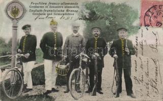 German-French border guards