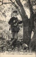 Young Corsican bandit in a Maquis