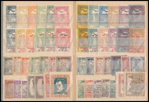 1913-1941 96 db klf bélyeg, közte sorok is (35.000)