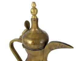 Régi bronz karaffa, m: 26 cm