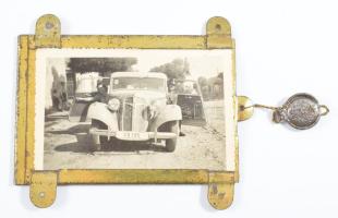 1939 , Pásztó, Adler típusú gépkocsihoz Gépkocsi motorkerékpár igazoló-lap, plombával, hátoldalon az...