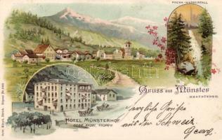Münster Hotel Münsterhof litho
