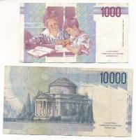 Olaszország 1984. 10.000L + 1990. 1000L T:F
Italy 1984. 10.000 Lire + 1990. 1000 Lire C:F
Krause 1...