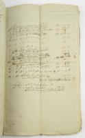 1846 Gulácsi (Nemesgulács) Zala megye Póssa Mihályné birtokainak jövedelem kimutatása és összeírása ...